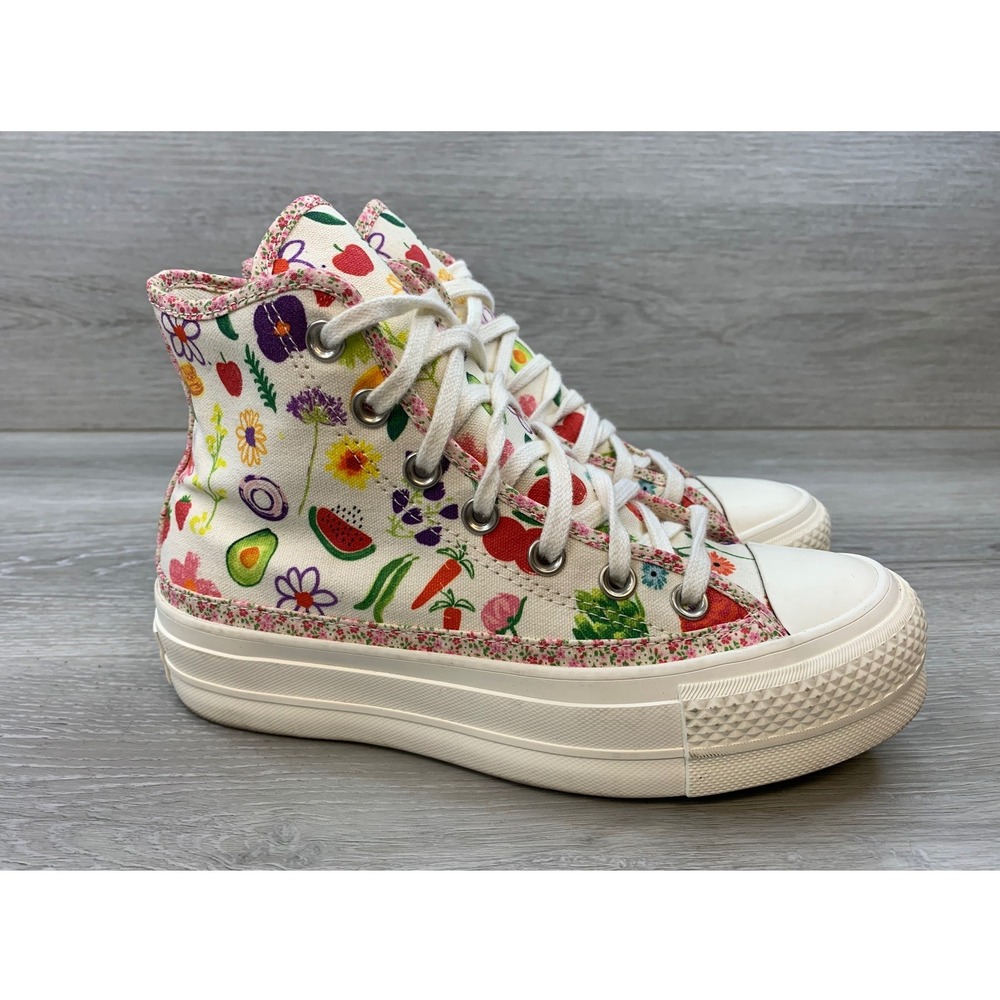 Converse Chuck Taylor All Star Lift Festival Smoothie Fruit Print Platform 6